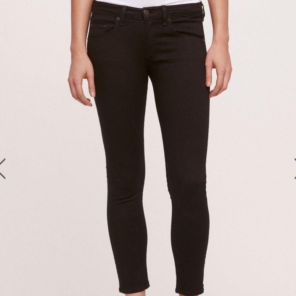RAG & BONE | NWOT Black CAPRI Jeans. Sz. 24